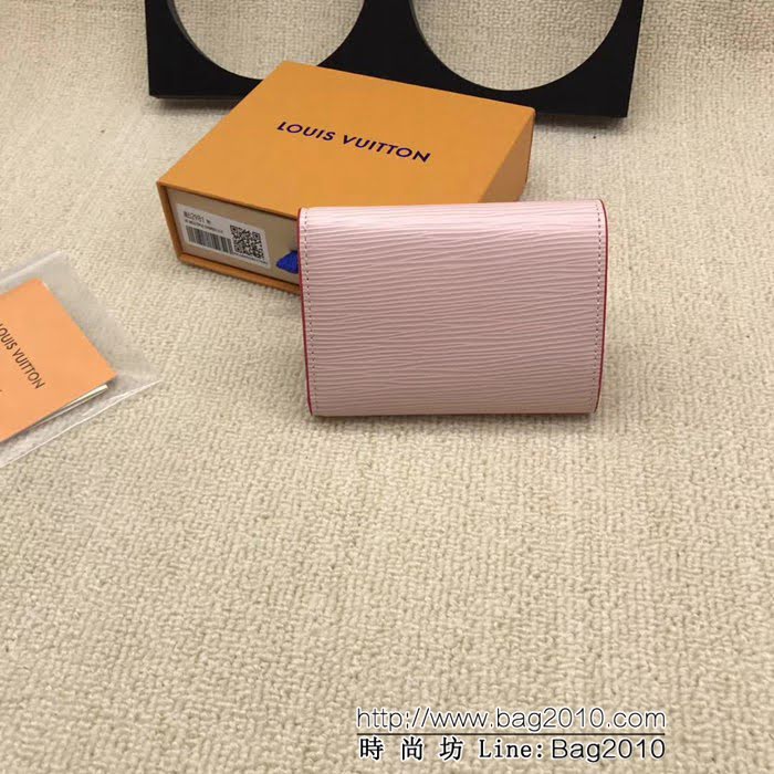 路易威登LV頂級原單 M62981粉色 EpiBloomingCorners限定版VICTORINE錢夾  ZY1123